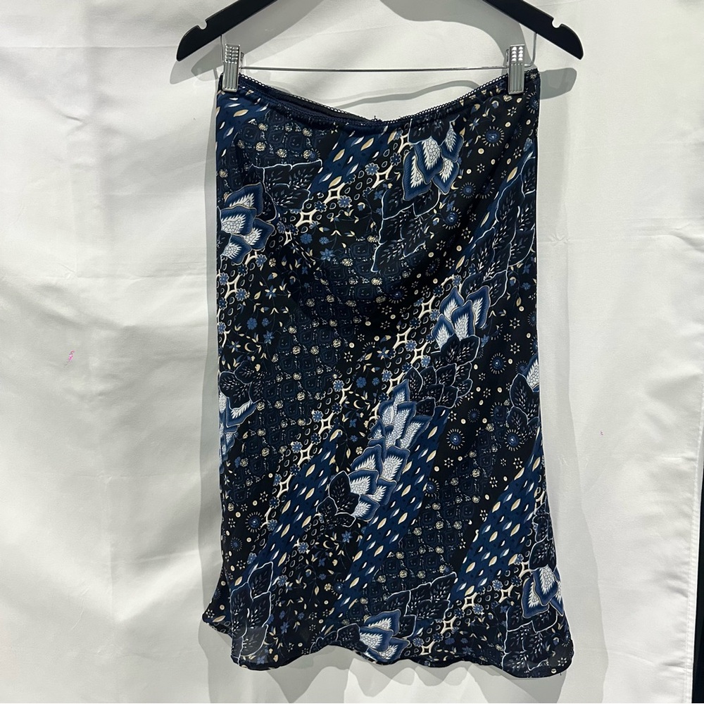 Jessica Navy Floral Midi Skirt